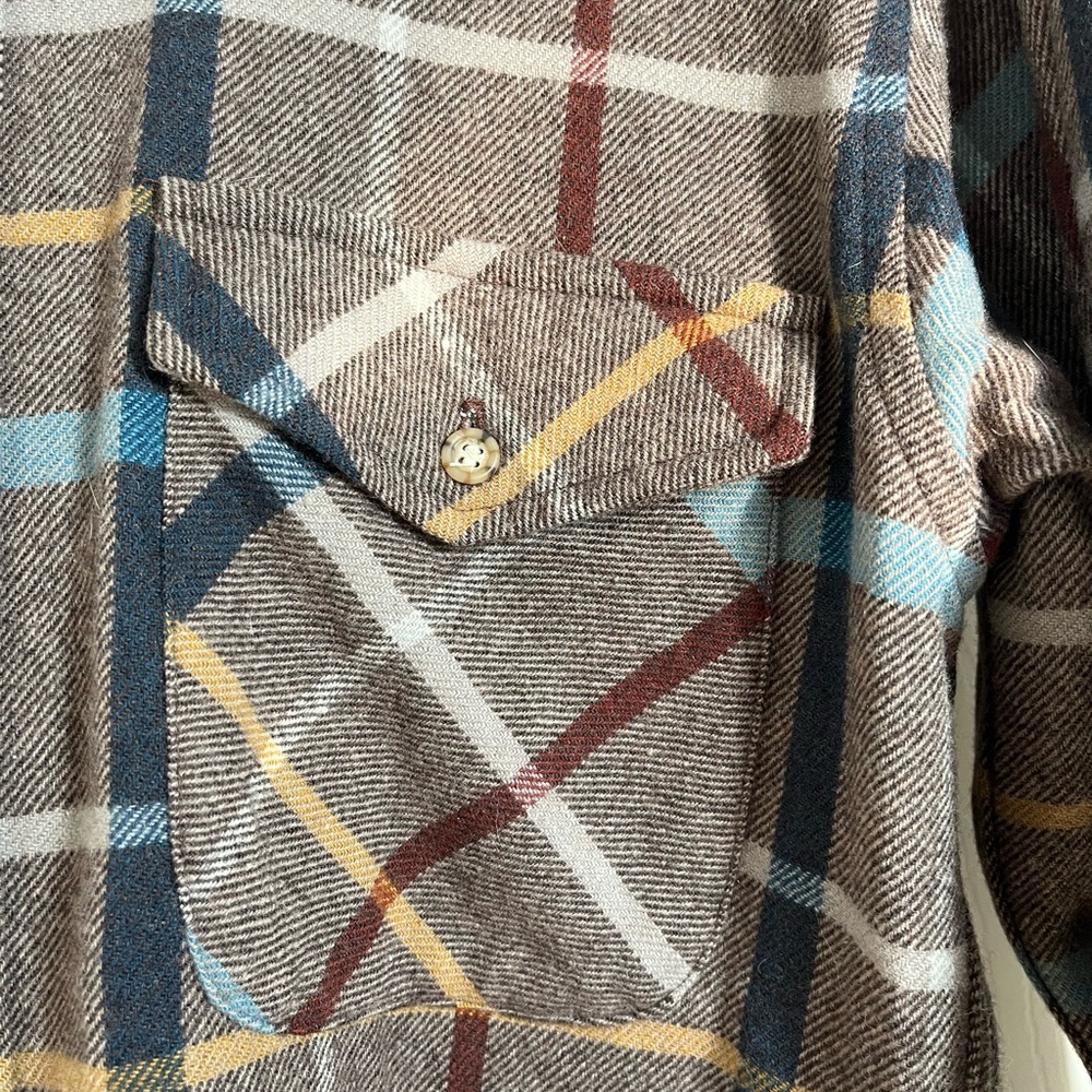 Pendleton Multicolor Plaid Button-Down Shirt Size… - image 5